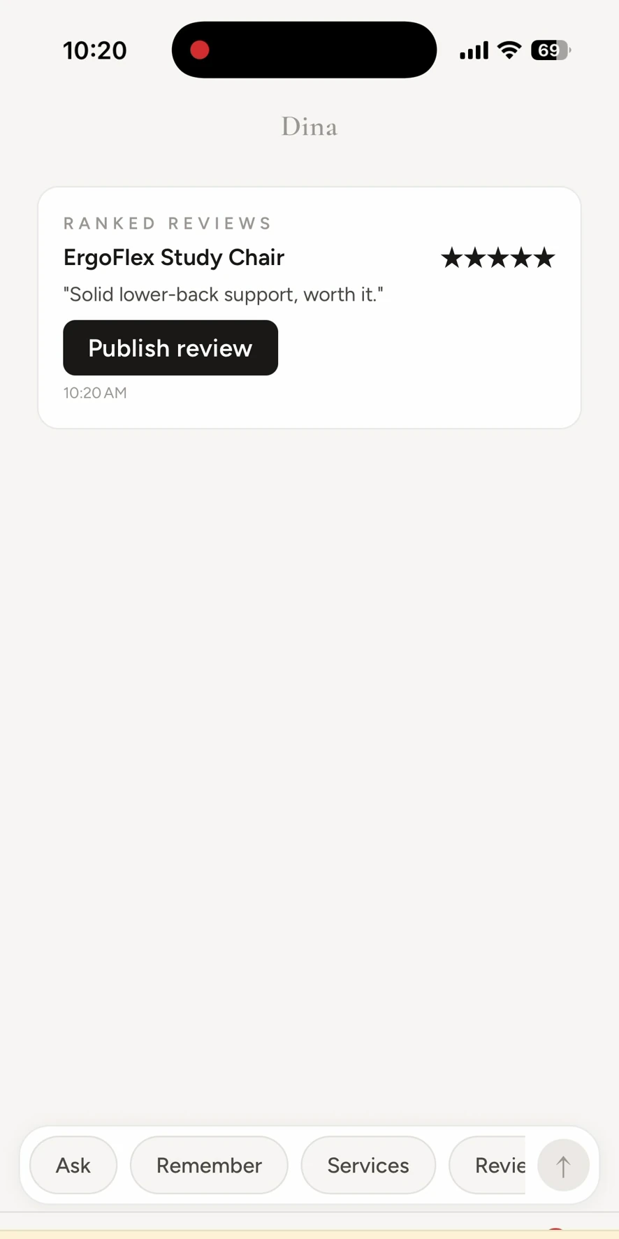 Publishing your own ranked review